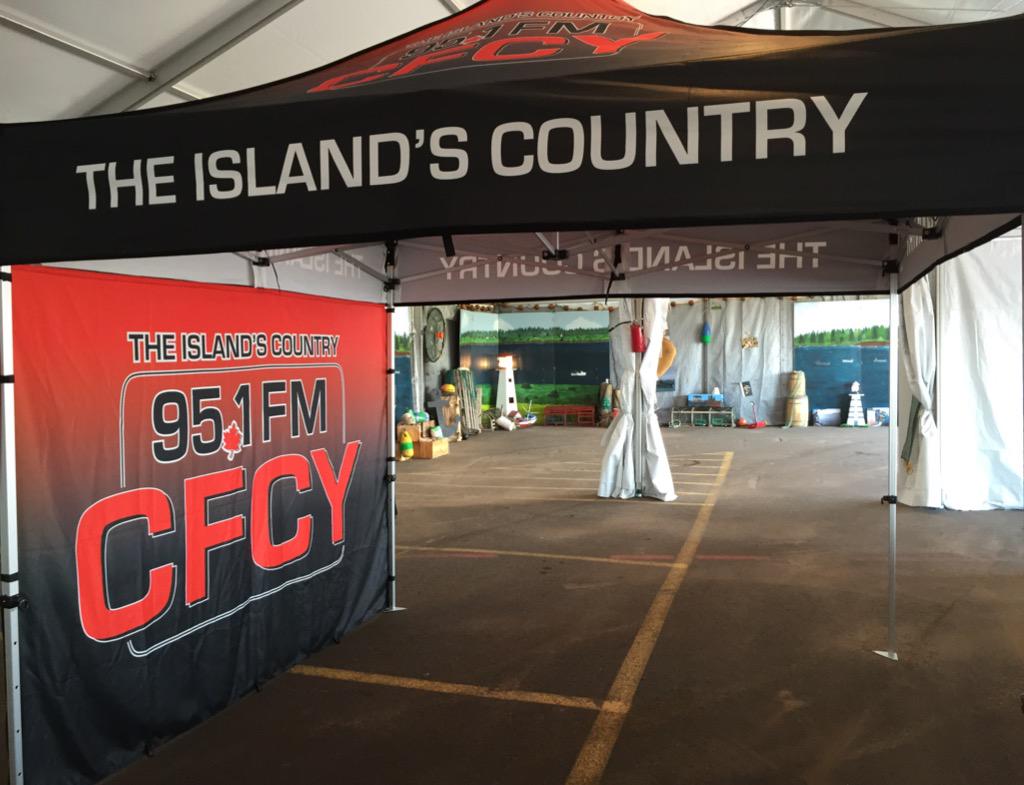 PEIPaulAlan's tweet image. Make sure you tune in and stop by the @CFCY broadcast booth this weekend! #swag #shellfish20th