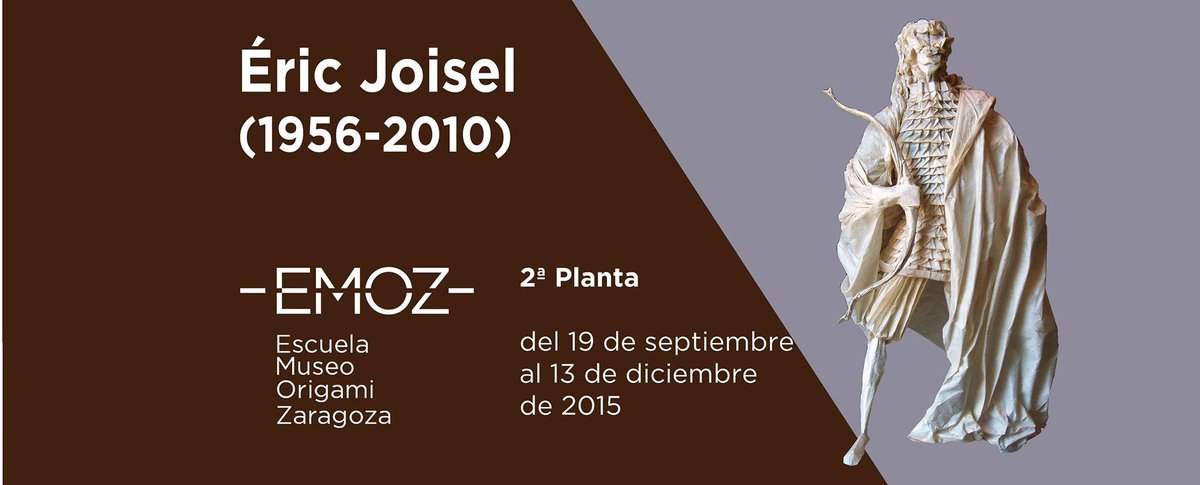colorpapel8's tweet photo. #Exposición de Eric #Joisel, este gran maestro del #origami, en EMOZ
19/9 - 13/12 2015 @origamizaragoza http://t.co/aIzBjpoHUJ