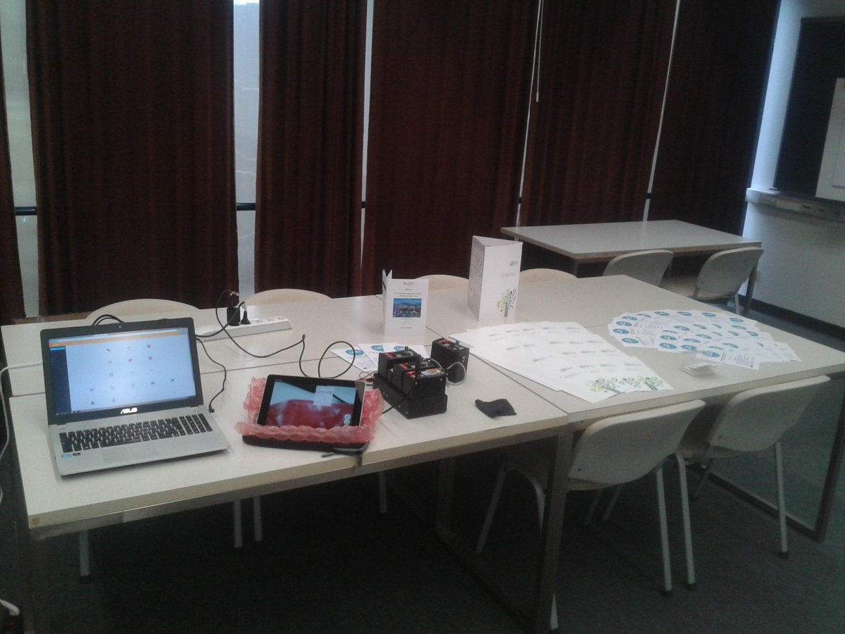 Steva77's tweet photo. @ProtecoGroup (Softeco Sismat) presented the @TELLME_EU project at #eLEOT2015 - TEL for manufacturing SMEs, AR, etc. http://t.co/7Cu06rlVsX