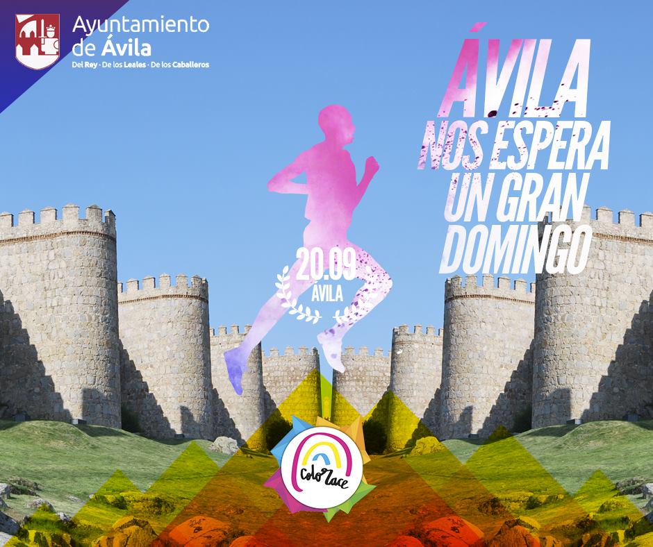 color_race's tweet photo. ¡Ya no queda nada para la inolvidable #ColorRace de este domingo en Ávila! http://t.co/LX8iIQWj3u http://t.co/dQD7JdZmBu