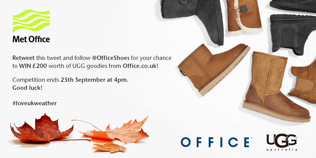 metoffice's tweet photo. RT this tweet &amp; follow @OfficeShoes for your chance to win! T&amp;Cs: http://t.co/AOSYetkKeD #loveukweather http://t.co/PQAqRZb9A4