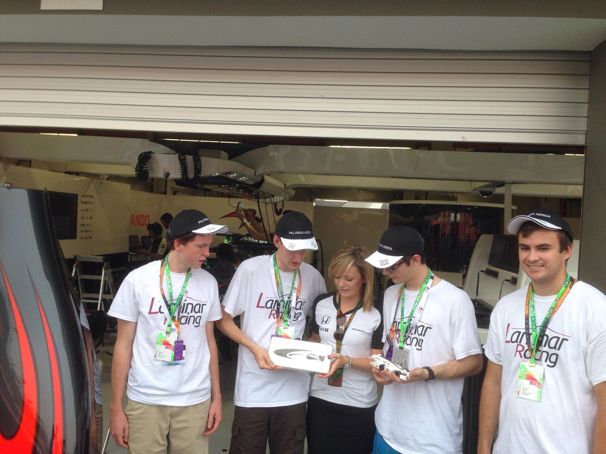 <a href="/mclarenf1/">McLaren Mastercard Formula 1 Team</a> garage <a href="/singaporegp/">Singapore Grand Prix</a> <a href="/laminarracing/">Laminar Racing</a> as best engineered car award winners