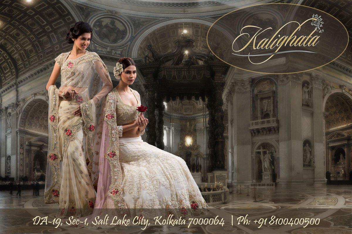 KalighataIndia's tweet photo. #Luxury #clothing #Indian #Ethnic #designer #Kolkata @hashCalcutta #Bridal http://t.co/BFBZnO3pEW