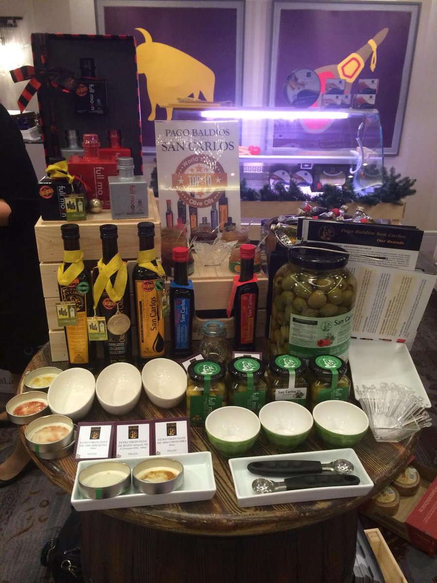 AndreDang's tweet photo. Just some of the Spanish goodies at #cffshowcase at Sofitel St James http://t.co/53bIhaqa7L