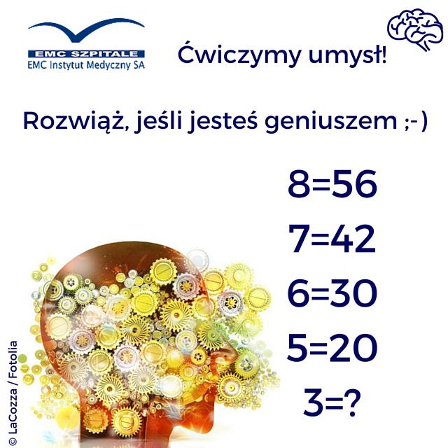 EMC_Szpitale's tweet photo. Z serii "ćwiczymy umysł!" Rozwiąż jeśli potrafisz :) #emc #emcszpitale #umysl #mysle #zdrowaglowa #zagadka http://t.co/8aMrM4P2ZD