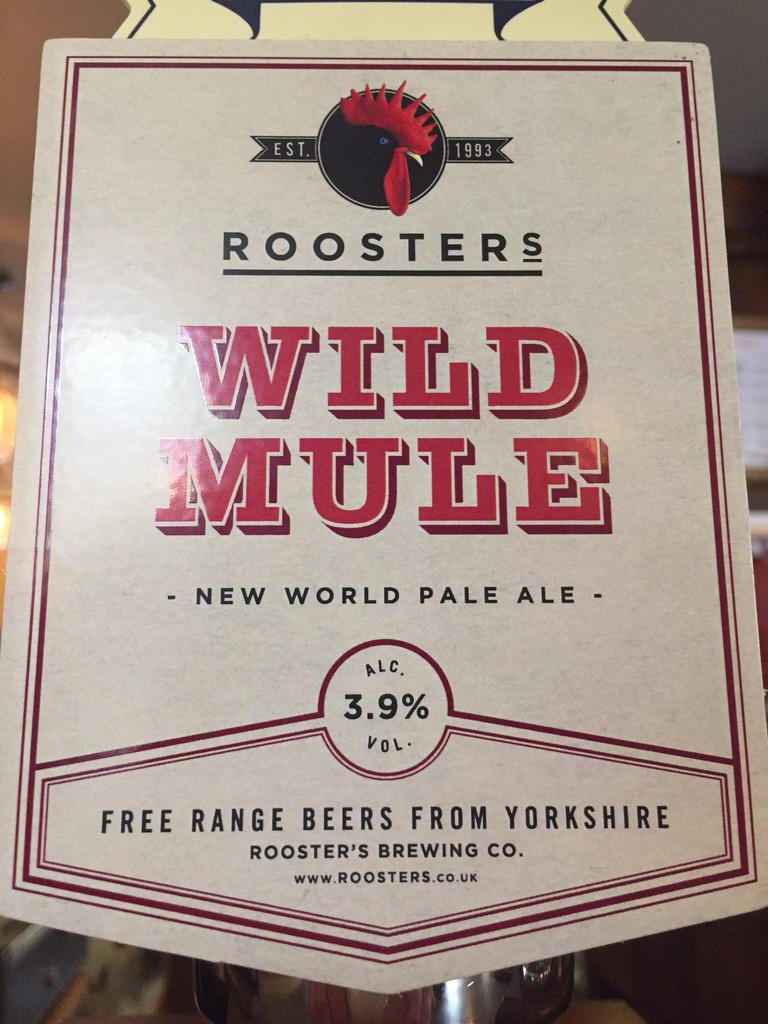 RoseCrownYork's tweet photo. Get wild this weekend with @RoostersBrewCo #wildmule. It's got a good kick. #realale #york #craftbeer #weekend #tfif http://t.co/mzvjXH2eDF
