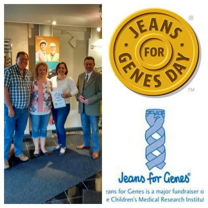 Kingsway_KCL's tweet photo. Its @JeansforGenes today so the Kingsway Team &amp; @NorthLindsey are taking part and raising money for a great charity http://t.co/zIk70BZtee