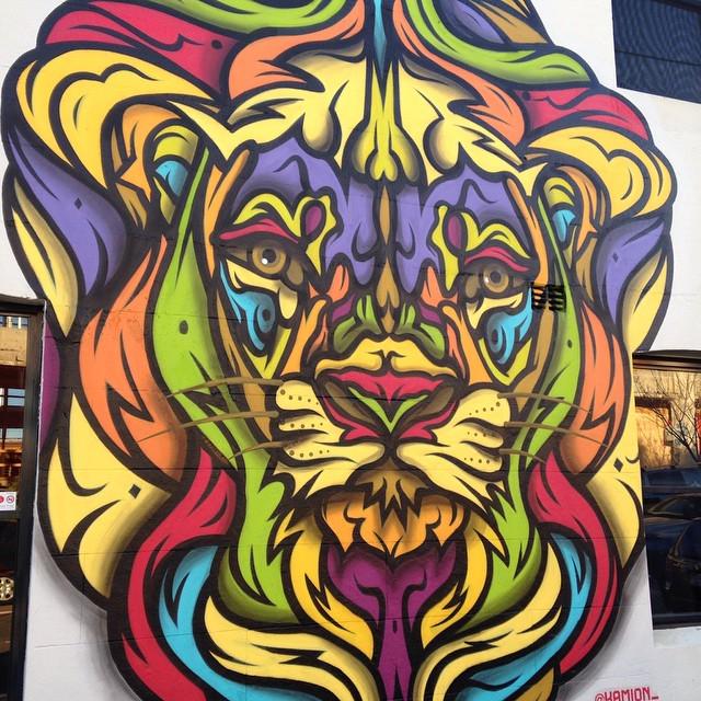 myvisualcortex's tweet photo. Sorted. #kamion #mayst #mattscott #mural #sydart #lion #innerwest #streetart #mtn2015 #mtn… http://t.co/VqVZc6wCBO http://t.co/R85HPqbfUL