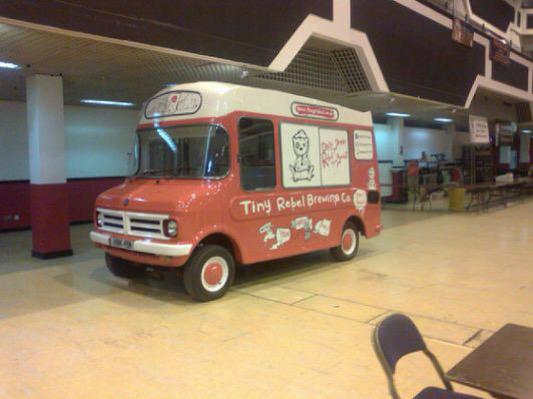 tinyrebelbrewco's tweet photo. So this bad boi may be making a comeback @BeerFestNewport #itsbeingfixed http://t.co/wu2913xi6i