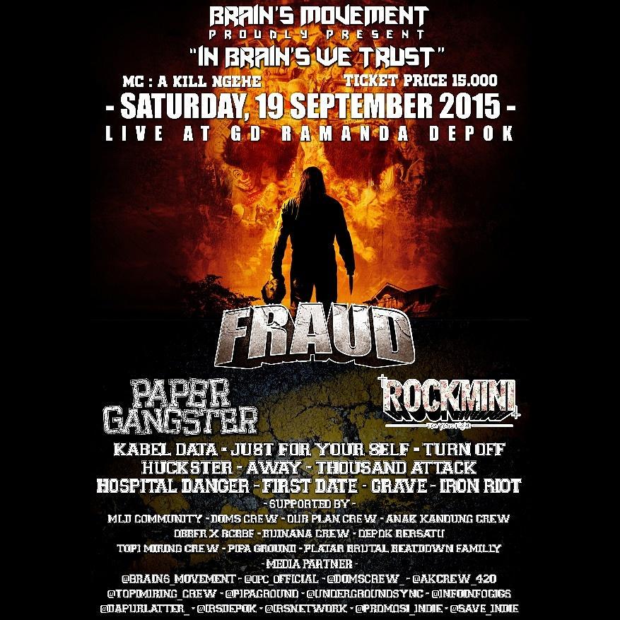 Esokhari!!! #InBrainsWeTrust live <a href="/ramandamusic/">Ramanda Depok Venue</a> cc <a href="/irsnetwork/">IRS Tax Relief Network</a>  HTM 15.000 Info 22B485FC 👊💀