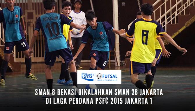 Finalis Tahun Lalu SMAN 8 Bekasi, Dikalahkan SMAN 36 Di Laga Perdana bolalob.com/futsal/news/be… #PSFC2015