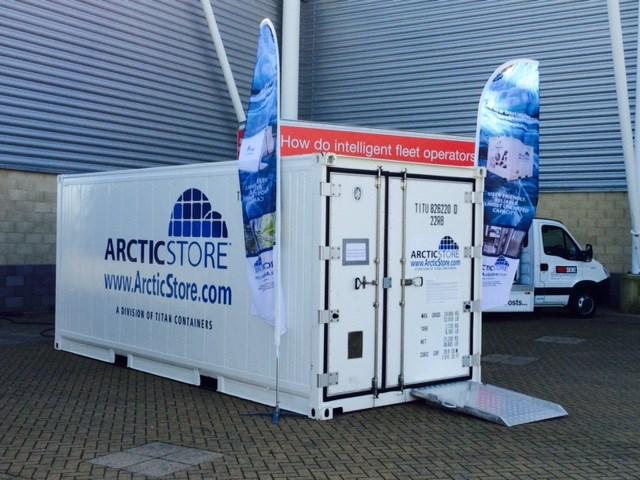 TITANContainer's tweet photo. TITAN FLY’S THE FLAG AT TCS&amp;D EXHIBITION @TCSDShow #ArcticStore #TITANContainers #TCSDShow 
http://t.co/ZTAXZQuSZ3 http://t.co/vra7muyzJh
