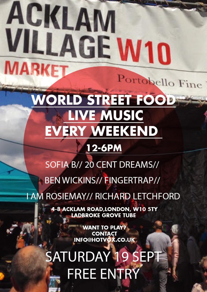 Free Music from 12pm <a href="/AcklamVillage/">Acklam Village</a> tomorrow! <a href="/FreeGigsLondon/">Free Gigs London</a> #popupgigs #london