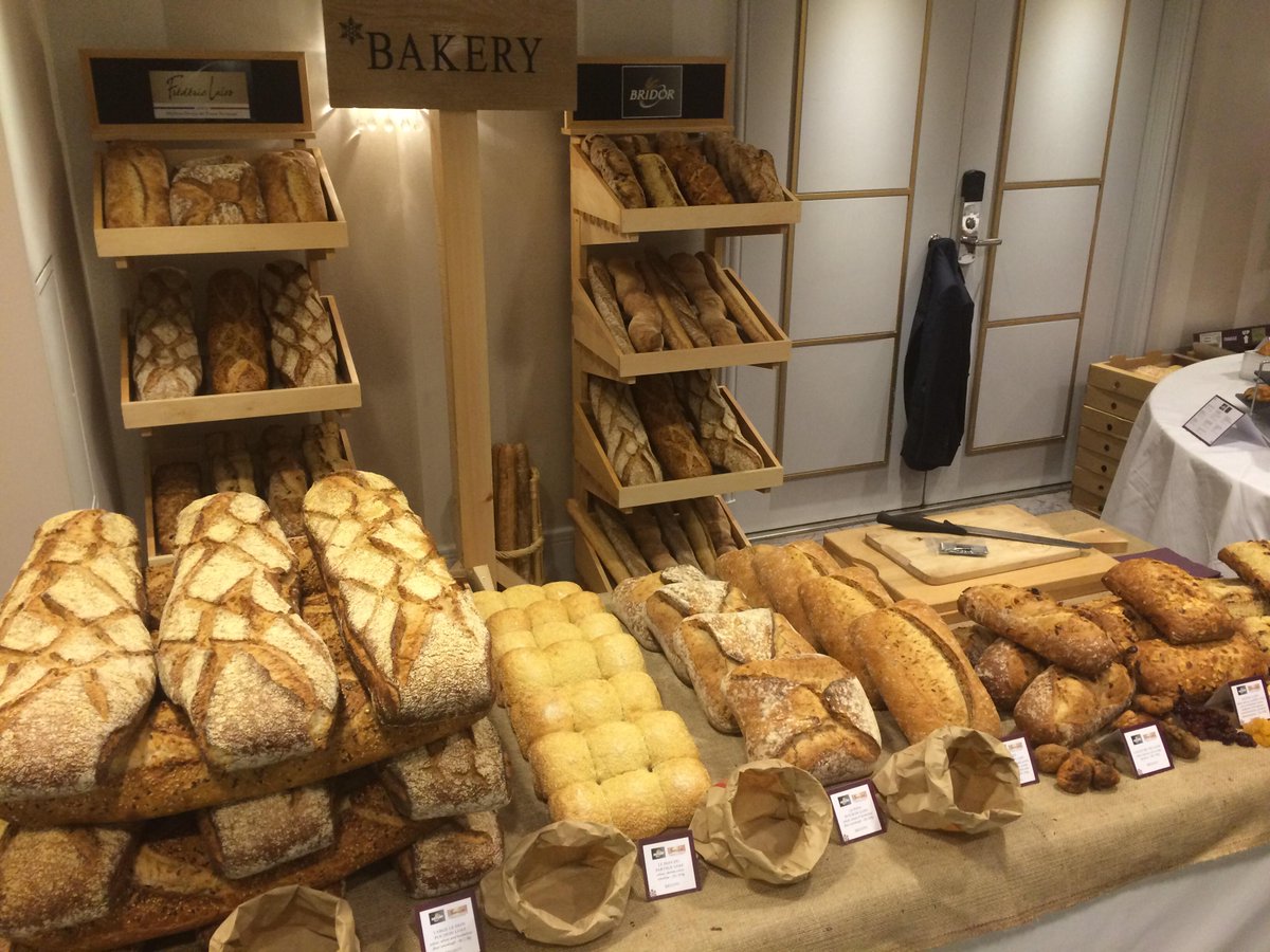AndreDang's tweet photo. @michelrouxjr and FrÈdÈric Lalos will be here at 11 to showcase their new bread collection for Bridor #CFFShowcase http://t.co/soVCXDw6y9