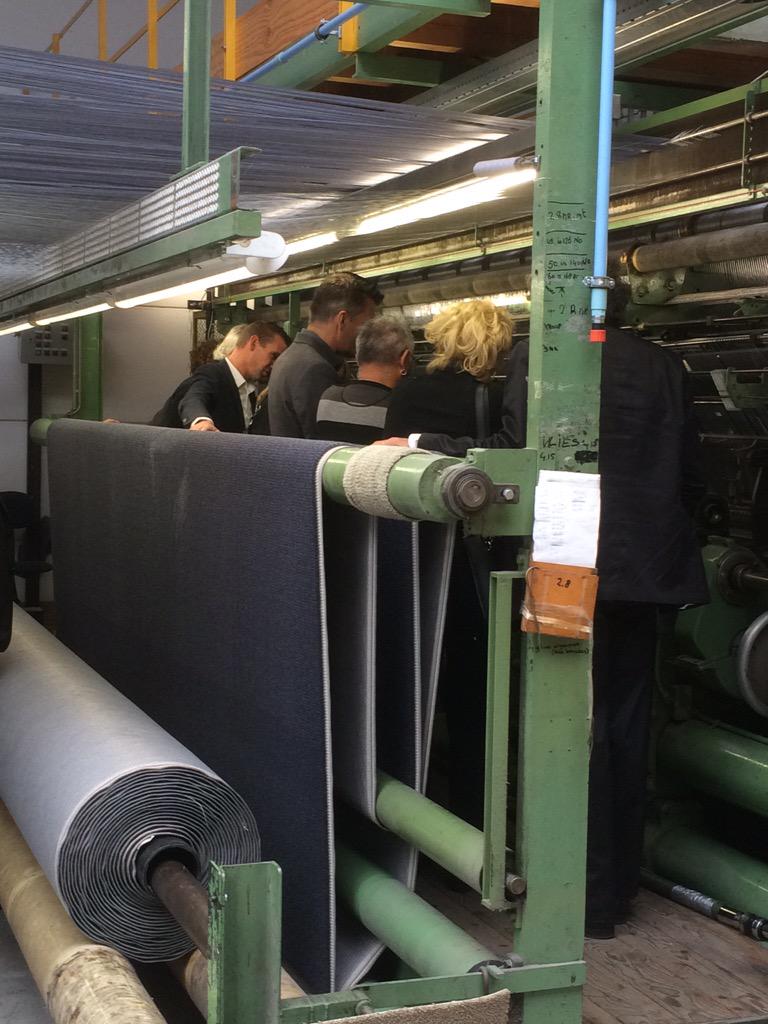 Fabrieksrondleidingen <a href="/vanbesouw/">Van Besouw Tapijt</a>. Enthousiasme voor topproducten!