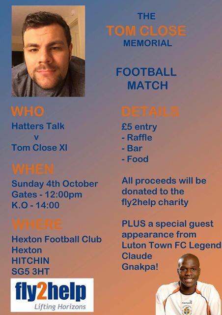 RobsonOReardon's tweet photo. Share, share, share! 

Please RT guys to spread the word of our charity match in aid of @fly2help &amp; @tomclosey ⚽️⚽️⚽️ http://t.co/4rSHLmhWaC