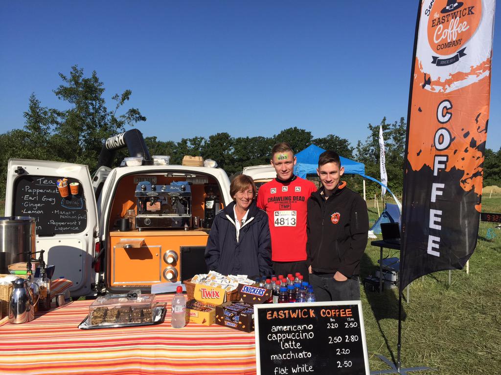 Eastwickcoffee's tweet photo. The Nuts Challenge. Awesome day with some very happy customers and great race organisers. http://t.co/KcbWnOuufQ