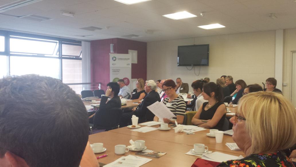 SuppCommunities's tweet photo. Our CO Colm McDaid attending @Collab_NI useful event today on #AllianceContracting @CO3updates @NICVA @noraatco3 http://t.co/VHCmRRLen1