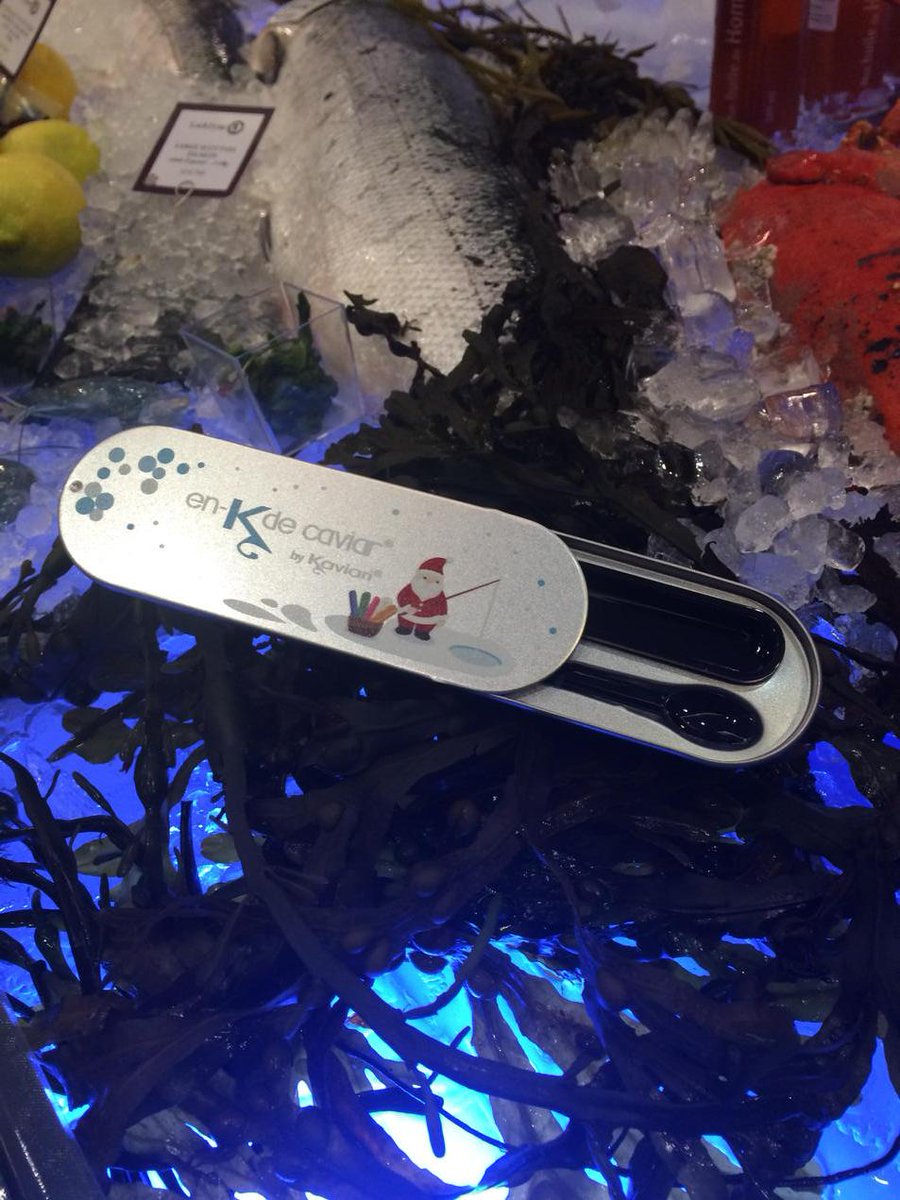 AndreDang's tweet photo. My kind of stocking filler. Caviar from Kaviari #cffshowcase http://t.co/zmMy2YQ1HM