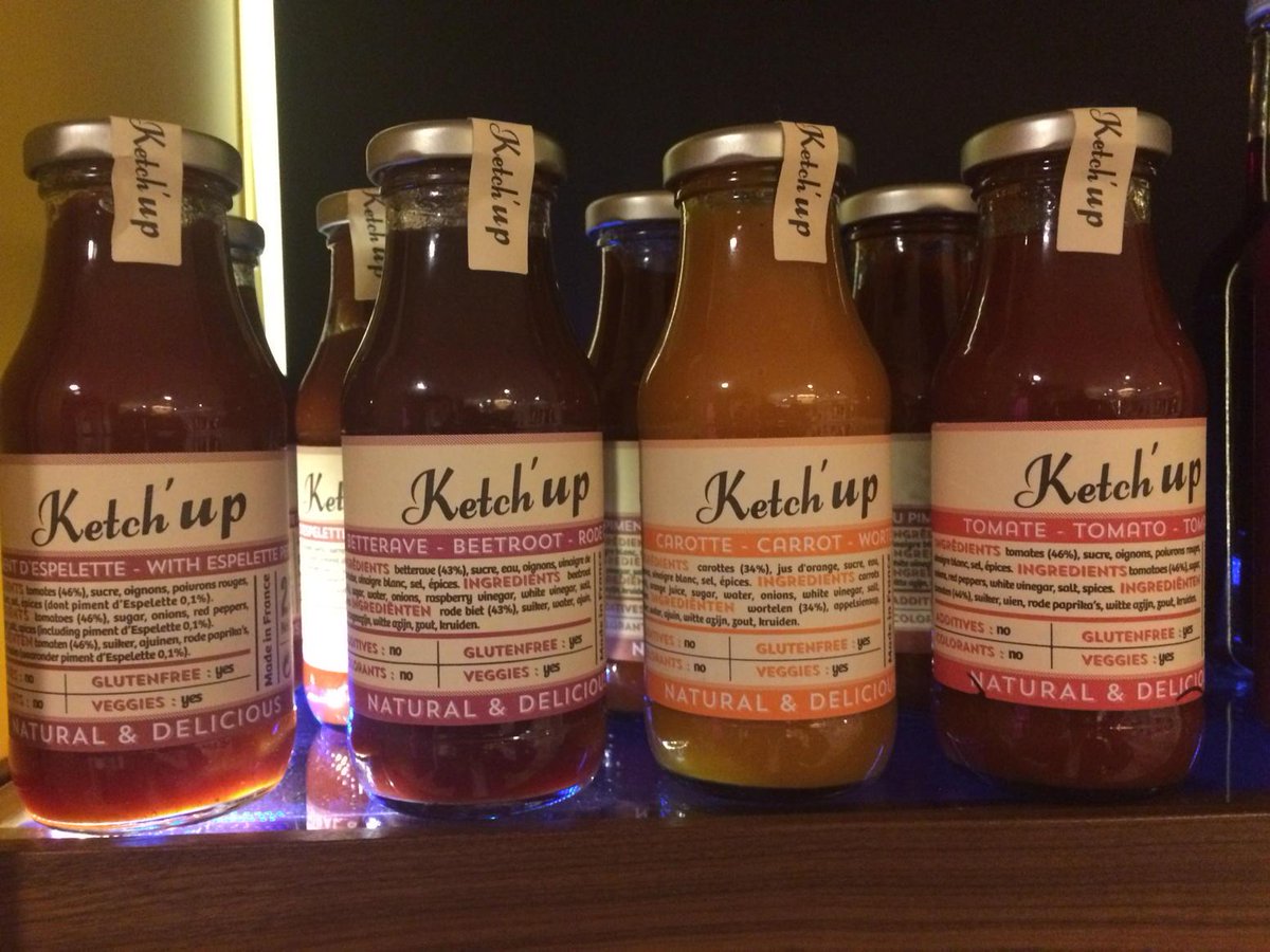 AndreDang's tweet photo. A whole range of vegetable ketchups #cffshowcase http://t.co/ysKAtGsBh7