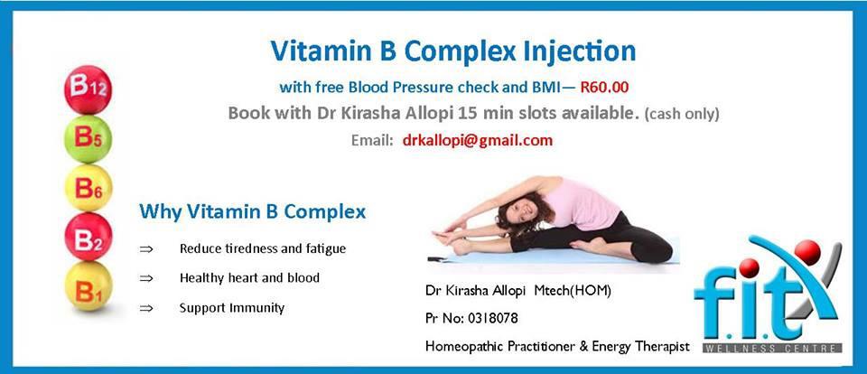 fitgymsa's tweet photo. Vitamin B Complex Injection Wed 23rd Sep with free Blood Pressure and BMI tests. @ http://t.co/n19V2SN53M