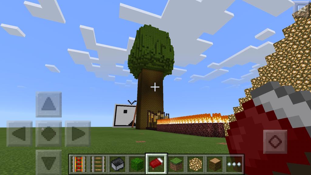 くじら ボウリング再開した マイクラpeジェットコースターに新しく作ってみた ๑ W ๑ 一応大木のつもりなんだけど葉っぱが難しいよ W Http T Co Ut3eyerzor