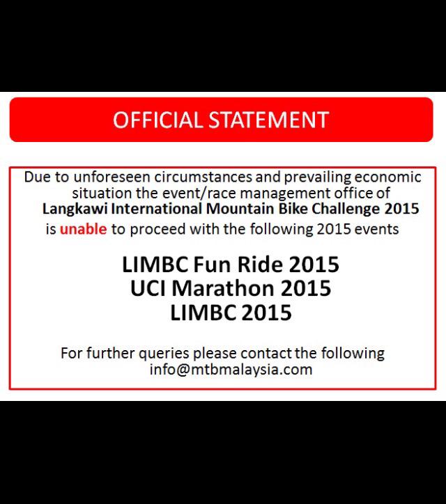 LIMBCMALAYSIA's tweet photo. OFFICIAL STATEMENT FROM LIMBC MANAGEMENT 

#limbcmalaysia http://t.co/iru6KDFiFT