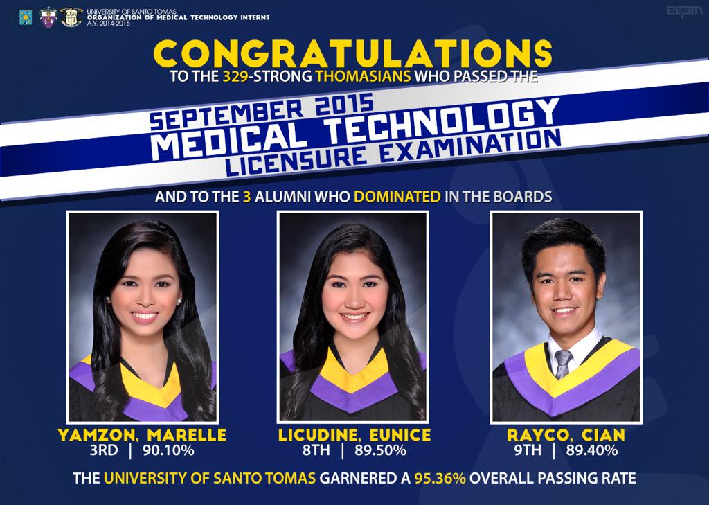AskOMTI's tweet photo. Congratulations to the new Thomasian RMTs! http://t.co/AQdANyBWTK