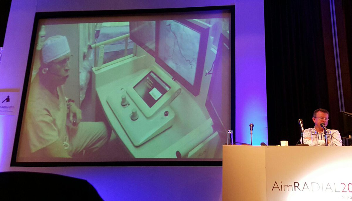 angioplastyorg's tweet photo. Next up at #AimRADIAL: a robotic transradial case from Sanger in North Carolina. #reducedradiation @CorindusInc http://t.co/YwRQFhBgnq