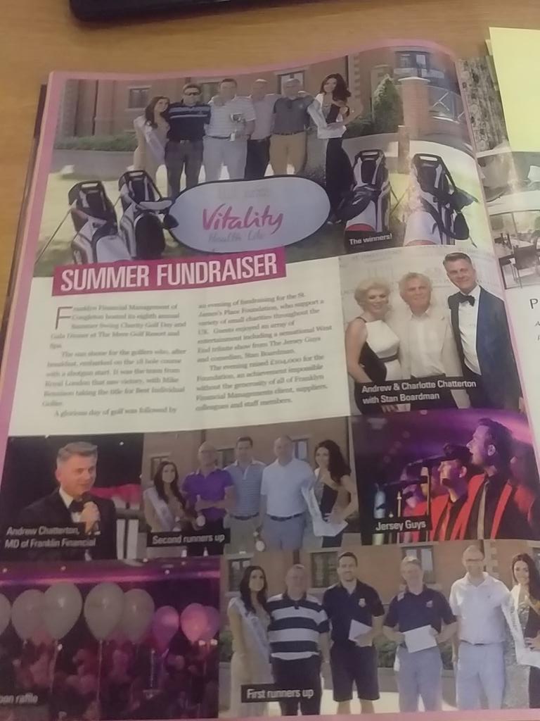 EntertainToday's tweet photo. Read this month's @livingedge to see article on a charity golfday we organised &amp; managed @LifeatMere @FFMSummerSwing http://t.co/dSmkDyverr