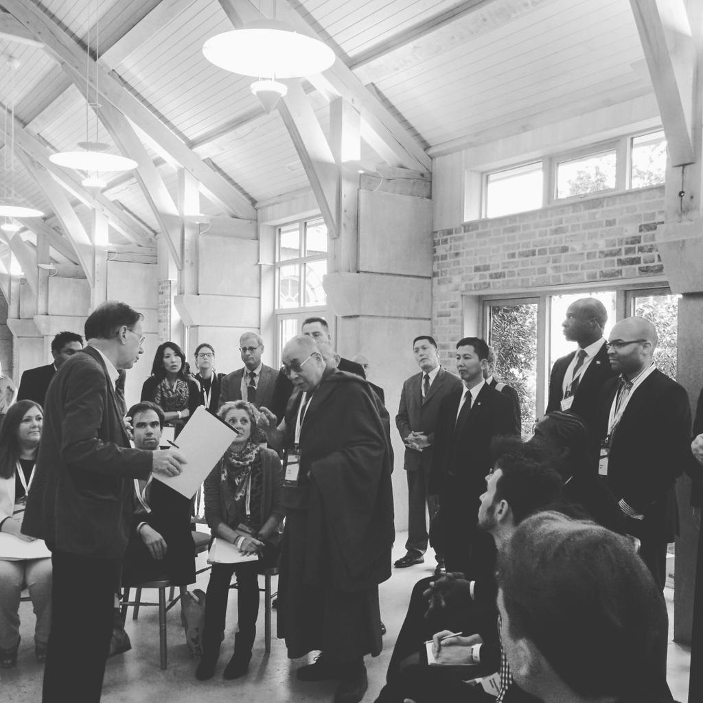 KunsangKelden's tweet photo. .@DalaiLama encouraged #solarpower technologies in an #environment group session at #InspireDialogue. #DalaiLamaUK http://t.co/14eaoxoGm7