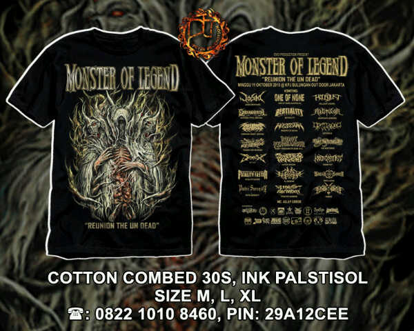 Official T-shirt Monster Of Legend #9 limited,,,,