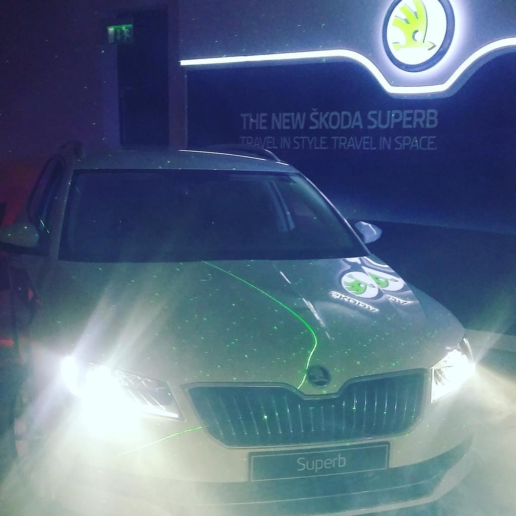 The new #Skoda #Superb #Thenewskodasuperb at the official launch event @HayseldenSkoda last night. Awesome car!