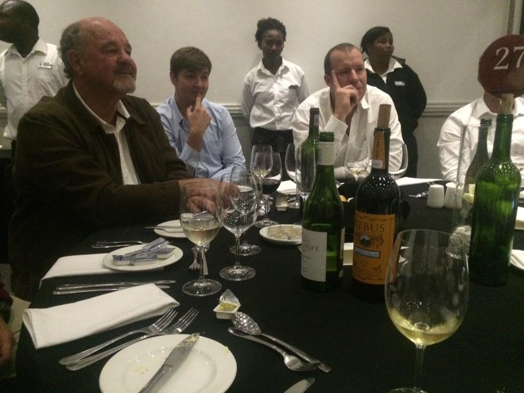 diewynmaker's tweet image. Vandag by Michelangelo wine awards saam my Pa.Hy wag in spanning om te hoor of daar n award is vir hom.@dariawinery