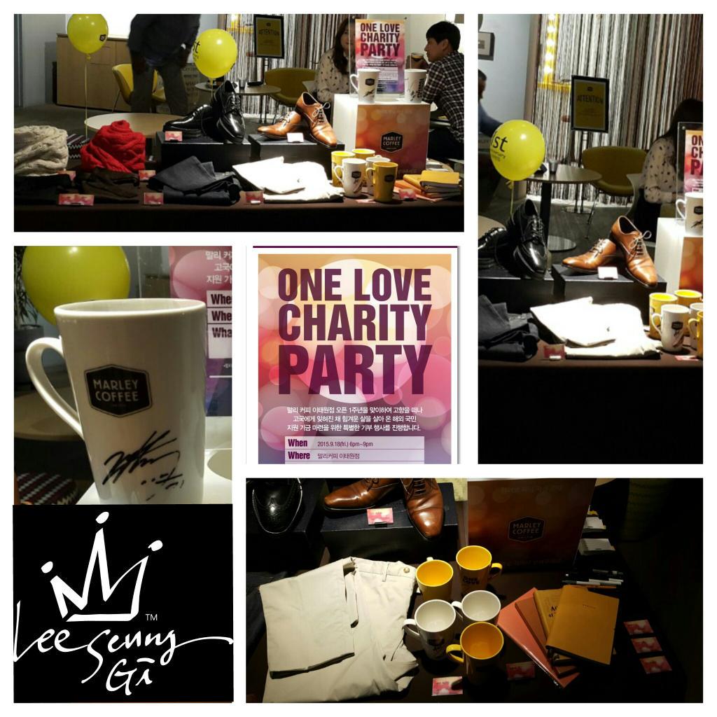 AIREN_fanclub's tweet photo. 지금 #말리커피 이태원점에서는 오픈 1주년 파티~ 파튀! 지면광고 촬영시 #���승기 씨 착용 의상, 소품, 사인 머그컵 특별가 판매(기부 경매) 이벤트도 진행중~^^ https://t.co/xwXt8n1N5R http://t.co/HJtM6mKknJ