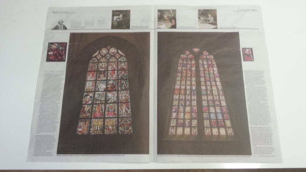 Mooi glas-lood artikel in de Volkskrant #glasinlood#