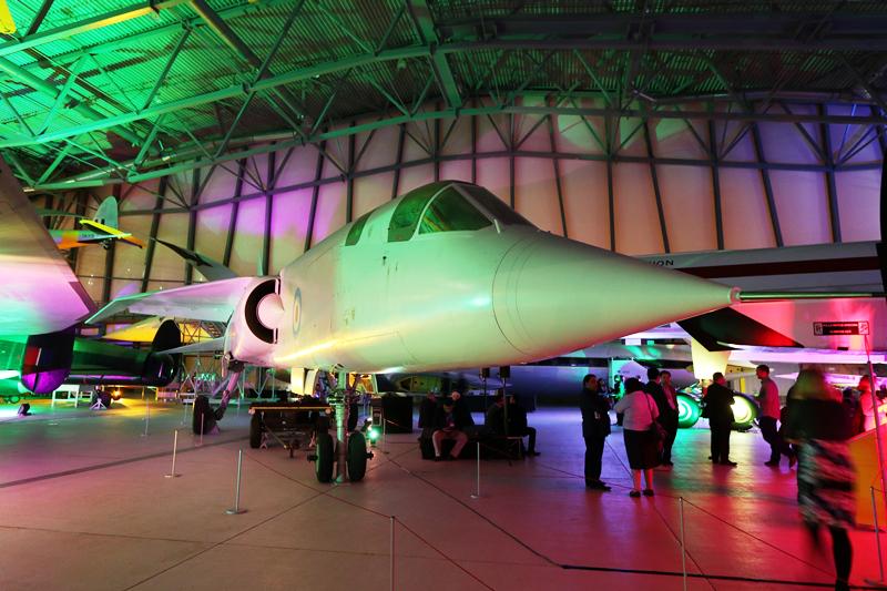 UPrecisionUK's tweet photo. More of the great aircraft from last nights #epsrcmtf dinner @IWMDuxford: TSR2 http://t.co/vodWK8kFrc