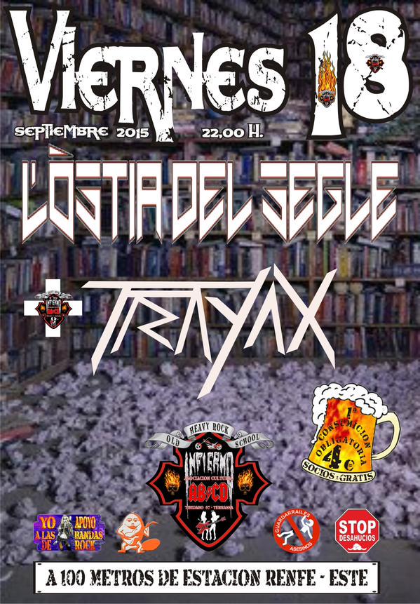 LOstiaDS's tweet photo. Va!!! Que això ja és avui!!! Esteu apunt pel #ConcertDelSegle?
#SomLÒstia #SouLÒstia http://t.co/cI4vCpX1CZ