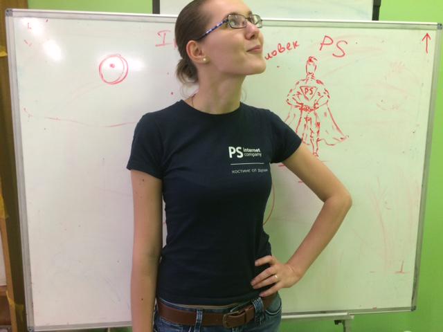 pskz_company's tweet photo. Из жизни #pskz: зарисовка #psman'а и наш менеджер по коммуникациям @Agnesa, у которой плохо получается позировать :) http://t.co/57J9ovuaNy
