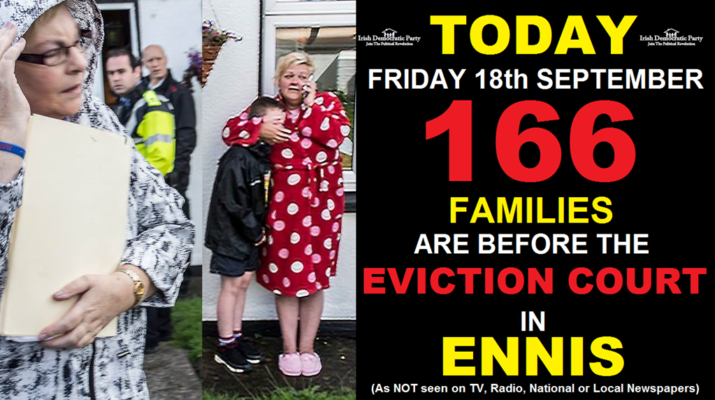 KenSmollen's tweet photo. Ask any member of these 166 families if they're enjoying Fine Gael/Labour's version of a RECOVERY http://t.co/TZRrpMIqqy