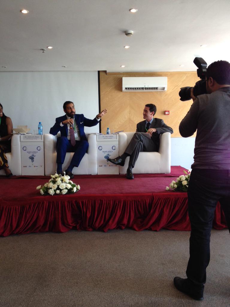 nabillabong's tweet photo. Mr Abdelmalek Alaoui, CEO Guepard Group. A monthly paycheck is biggest hurdle to entrepreneurship  #shapeafrica2015 http://t.co/oSLBV2aOT5