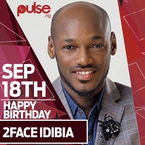 Happy birthday to Nigeria\s music legend and pop act, 2face Idibia. Much love from the Pulse team. 