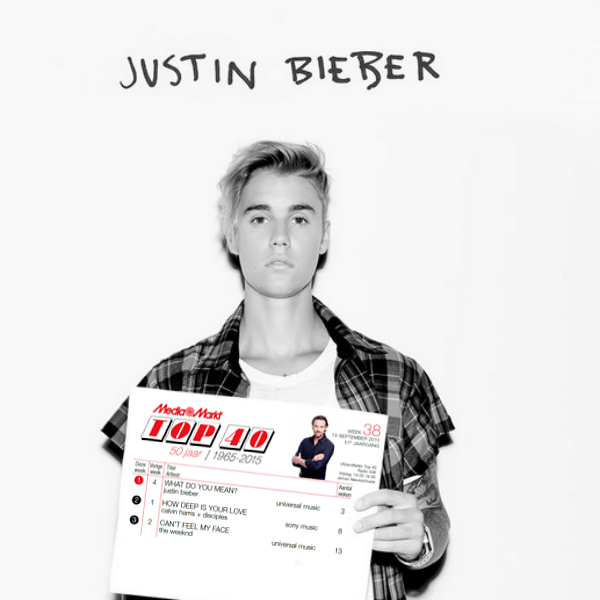 nltop40's tweet photo. Congratulations @justinbieber for scoring your first number 1 on the Official Dutch Top 40! #whatdoyoumean #nltop40 http://t.co/J0awPtzDCS