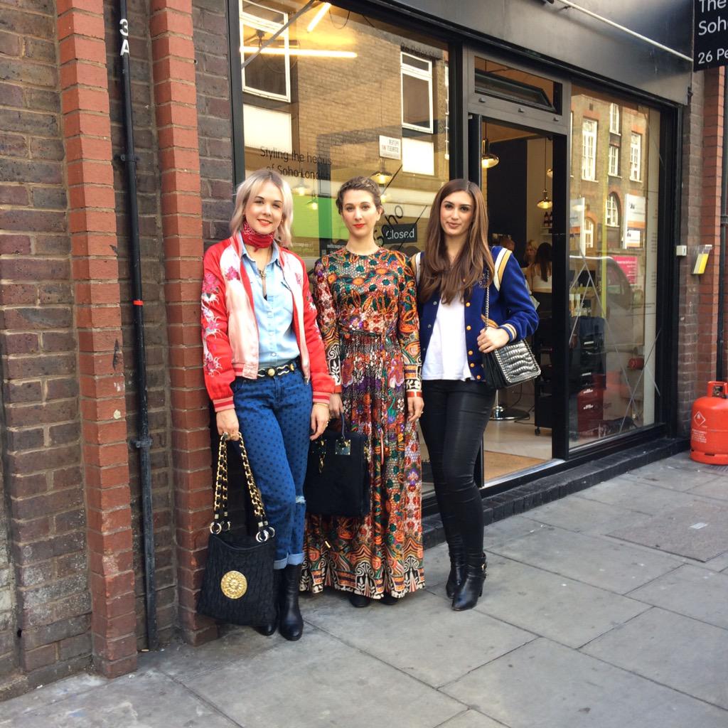 TheLoungeSoho's tweet photo. The @beyondretrouk girls after their styling session with us at our TLS x LFW event this morning #TLSvibes #LFW http://t.co/ODTF3QtQJE