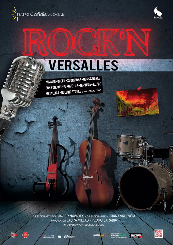 AlvaroGango's tweet photo. Esta tarde se estrena #RockNVersalles en el Teatro Alcázar! Mucha m*, equipo! 😀👍🏼👍🏼 | @Sarabiafp http://t.co/p0GbHnfNmJ