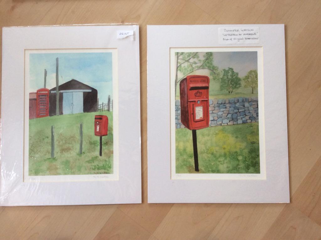 PebblesJennifer's tweet photo. Some of the original #watercolours and prints still available at venue 214 of #NEOS2015 #ampainting #art http://t.co/81ydFmpQM9