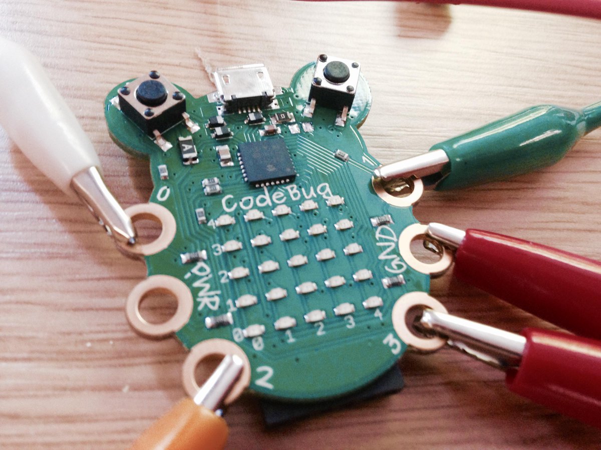 element14_Avnet's tweet image. Tell us your #CodeBuggin project on Twitter to win a #Codebug! TnC apply:  bit.ly/1KVk4hg