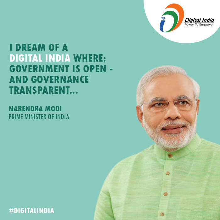 Digital India On Twitter I Dream Of A Digital India Where Government Is Open And Governance Transparent Quoteoftheday Digitalindia Http T Co Pwd93opfnj