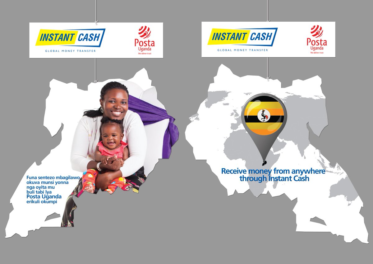 Send and receive money from anywhere. This service is available at all Posta Uganda's outlets countrywide!!