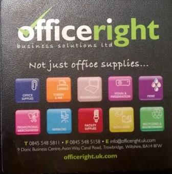 OfficeRightBiz's tweet photo. Call us for all your #businesssolutions, we are more than just #officesupplies #Wiltshire #stationery #catalogue http://t.co/jbUGu2p59I